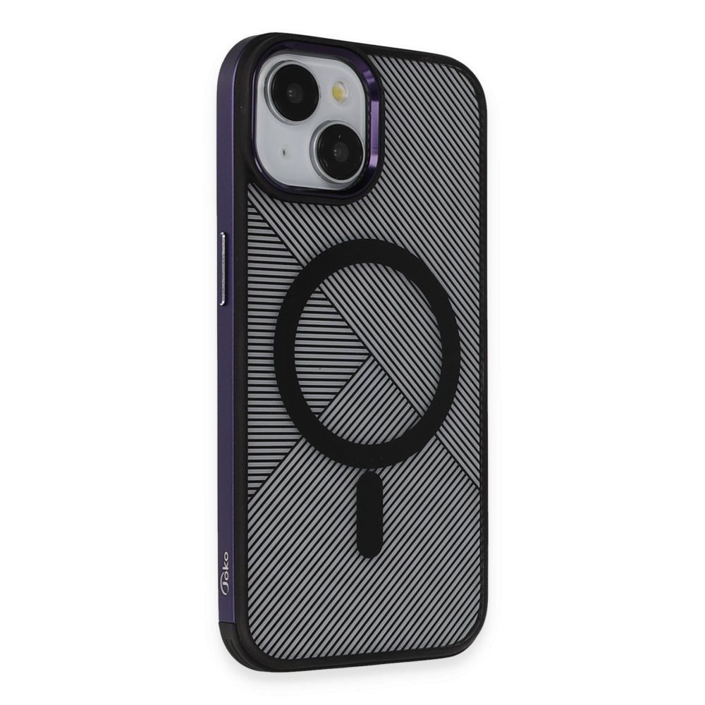 Joko iPhone 15 Vito Magsafe Kapak - Derin Mor