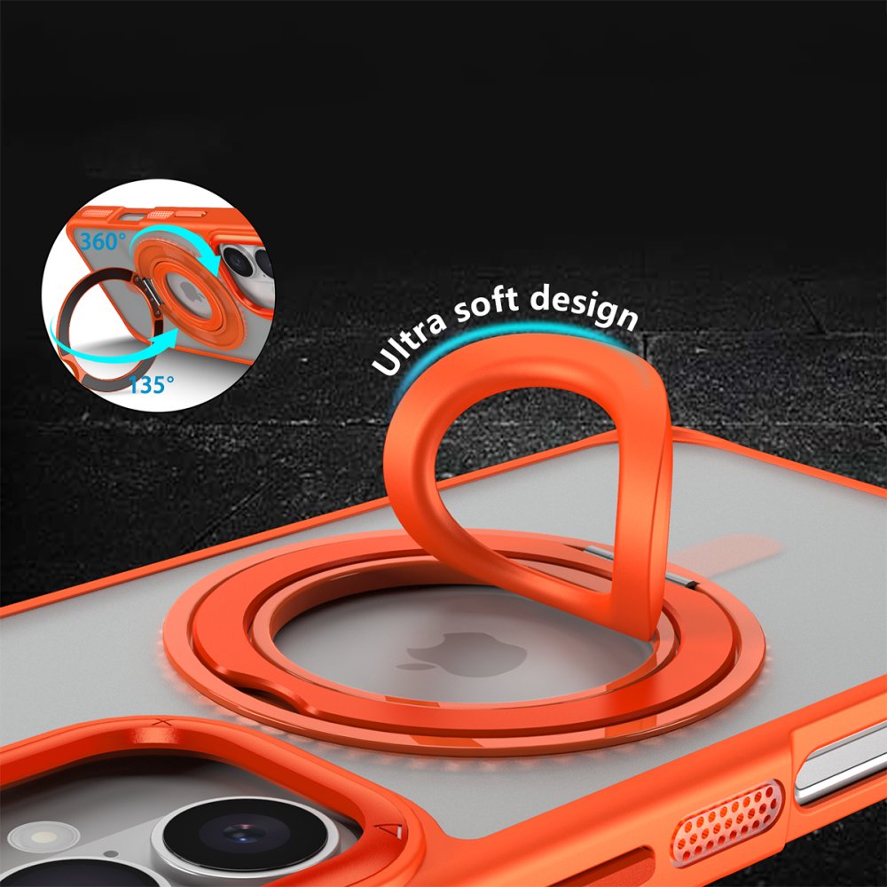 Joko iPhone 16 Banza Magsafe Standlı Kapak - Lacivert