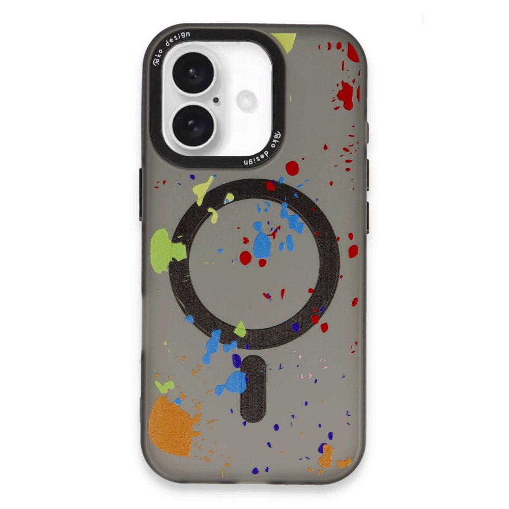 Joko iPhone 16 Colorful Magsafe Kapak - Siyah