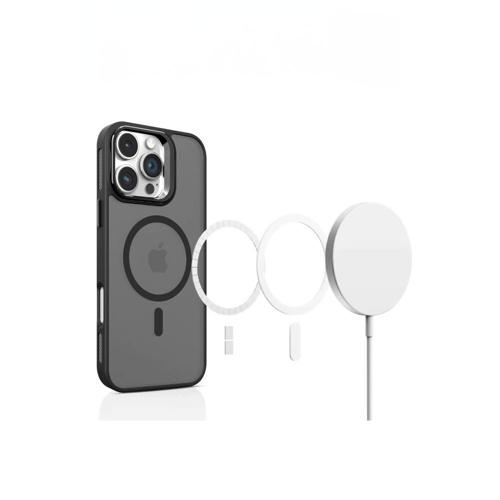 Joko iPhone 16 Pro Flet Lens Magsafe Kapak - Derin Mor