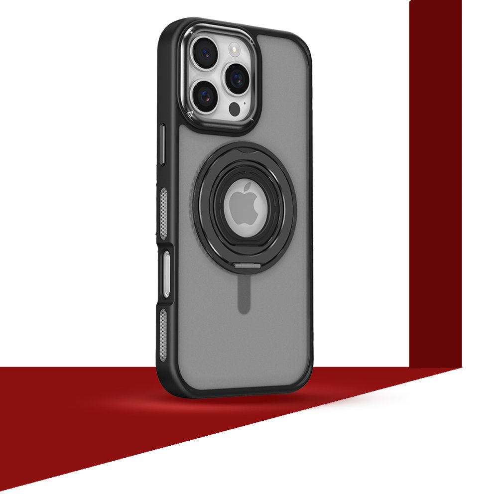 Joko iPhone 16 Pro Max Banza Magsafe Standlı Kapak - Kahverengi