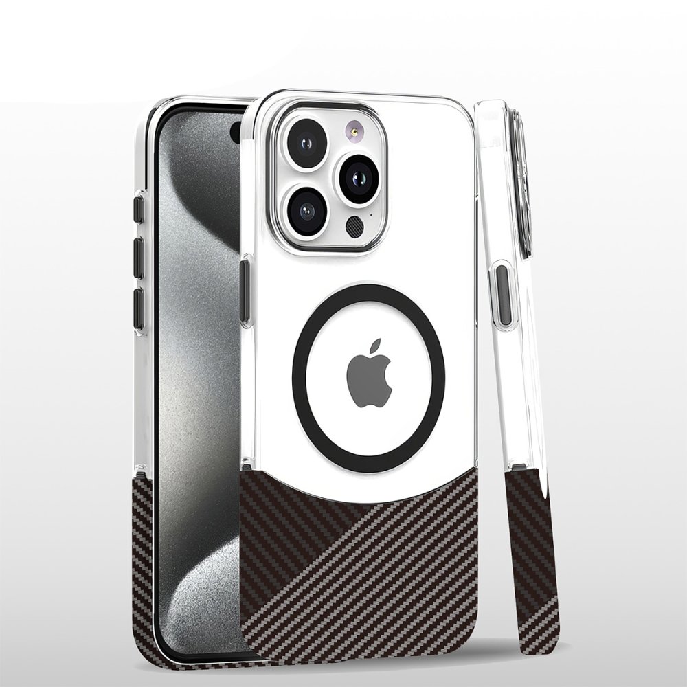 Joko iPhone 16 Pro Max Carbon Puzzle Magsafe Kapak - Gri
