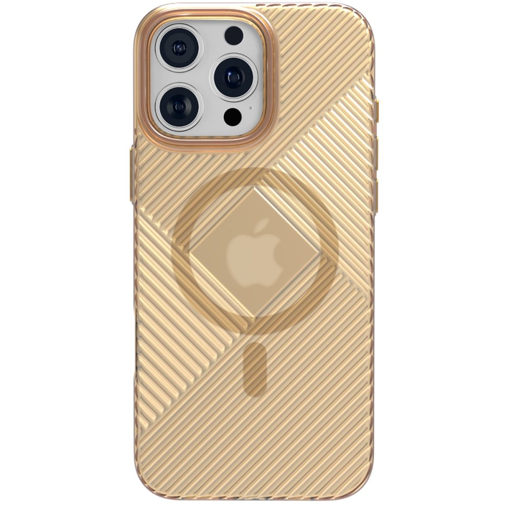 Joko iPhone 16 Pro Max Stella PC Sert Magsafe Kılıf - Gold