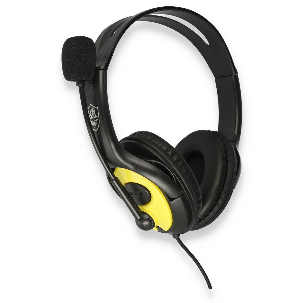 Karler Bass GM704 Kafa Üstü Oyuncu Kulaklık - Sarı