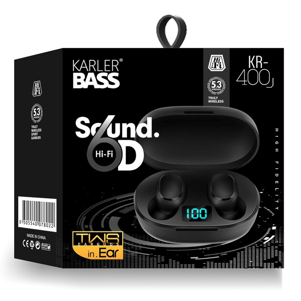 Karler Bass KR-400 Bluetooth Kulaklık - Siyah