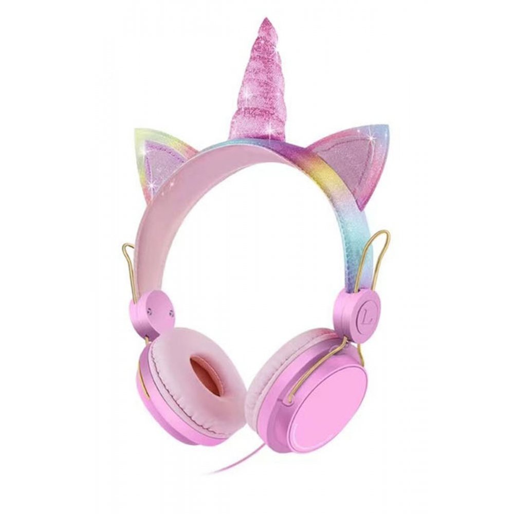 Karler Bass KR6900 Unicorn Kulaklık Açık Pembe