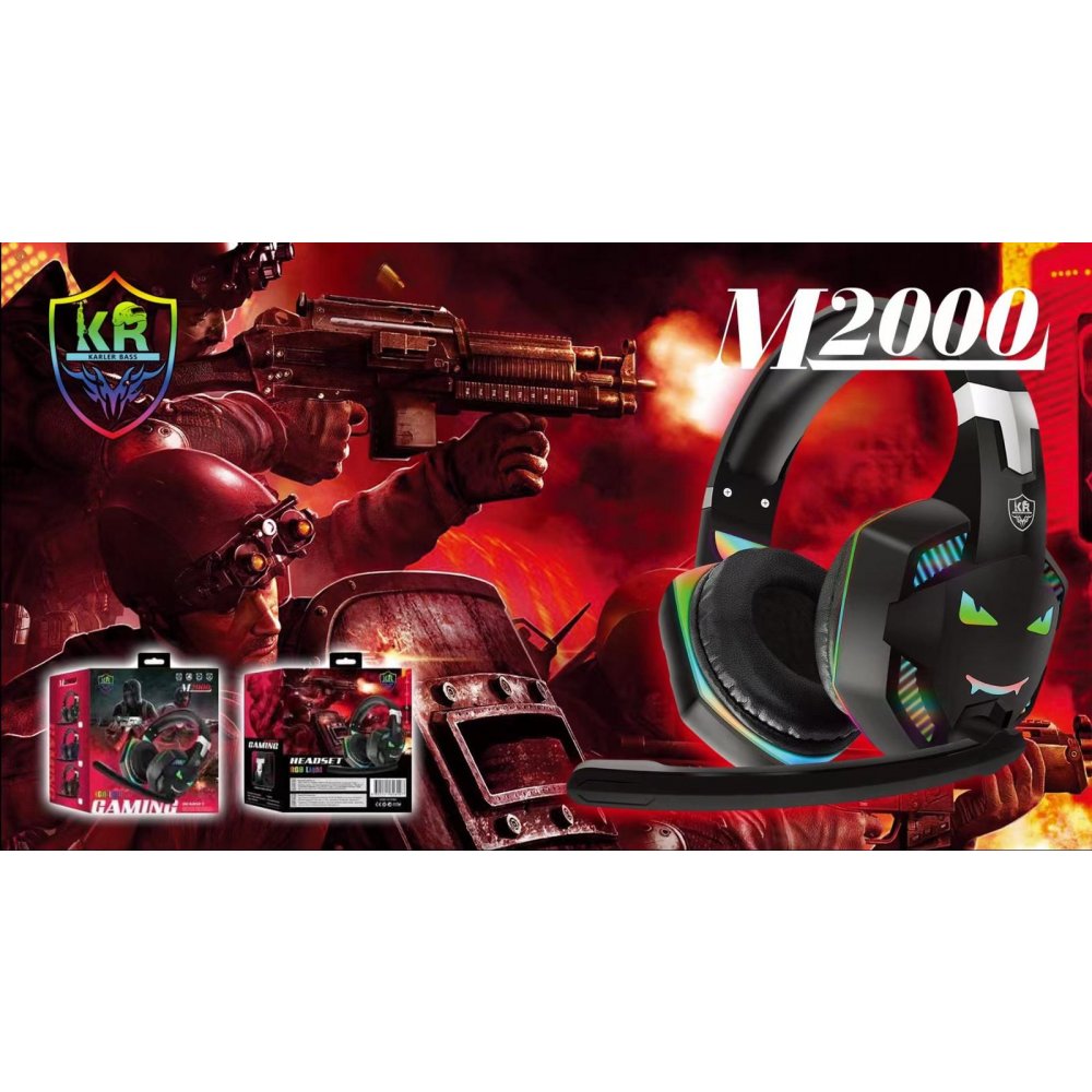 Karler Bass M2000 RGB Işıklı Oyuncu Kulaklığı