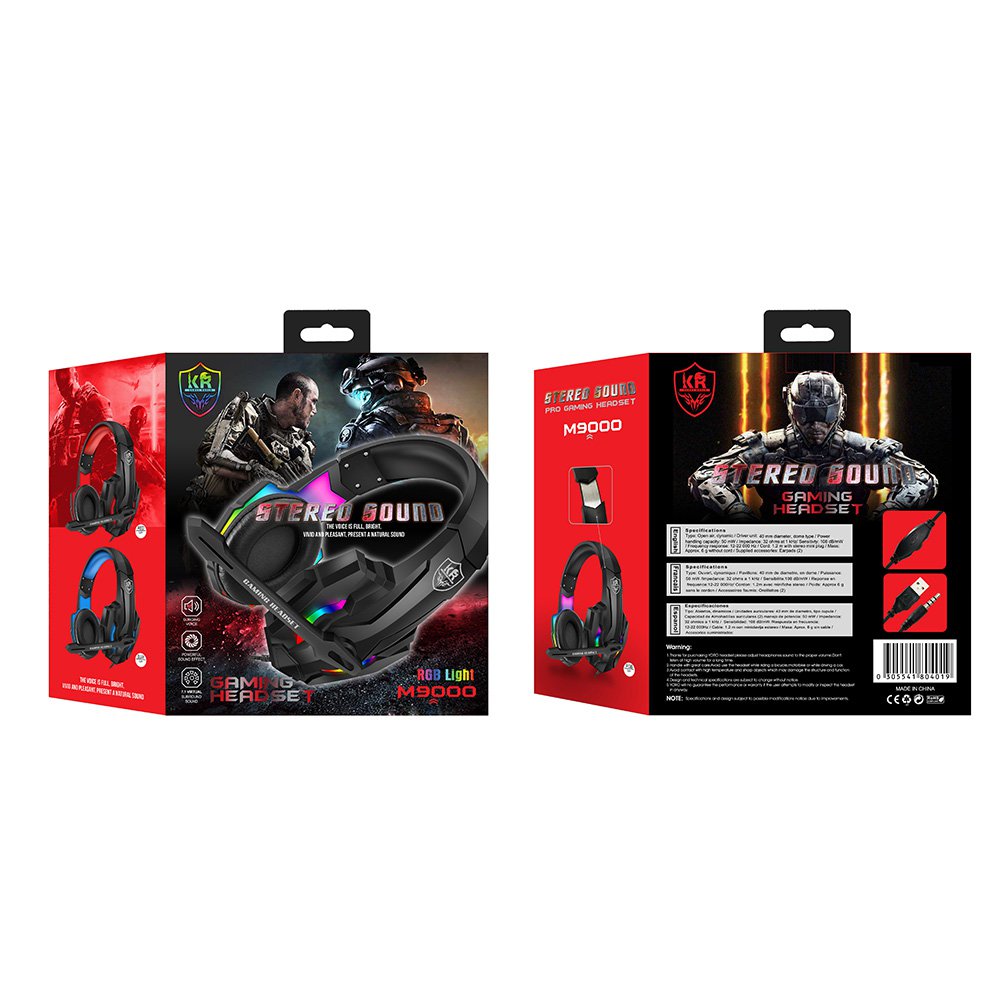 Karler Bass M9000 RGB Işıklı Oyuncu Kulaklığı