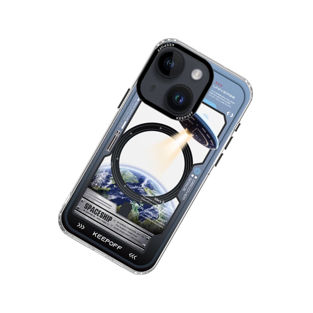 Keep Off iPhone 15 Aerospace Magsafe Kapak - Aircraft