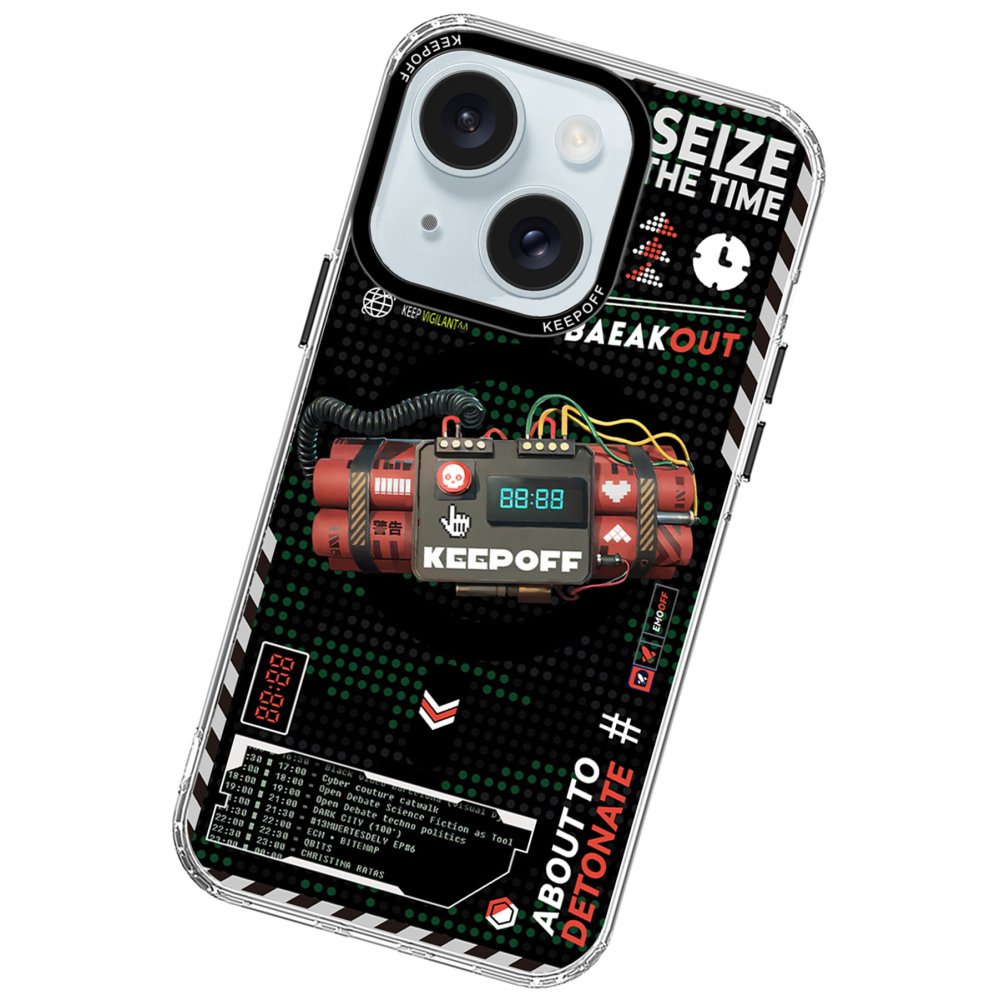 Keep Off iPhone 15 Battlefield Magsafe Kapak - Blasting