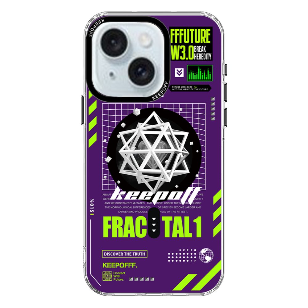 Keep Off iPhone 15 Parallel Space Time Magsafe Kapak - Heart of Atom