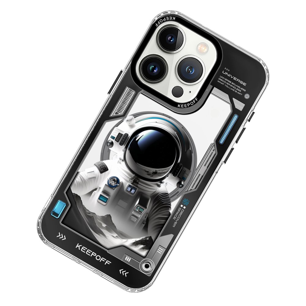 Keep Off iPhone 15 Pro Aerospace Magsafe Kapak - Spaceman
