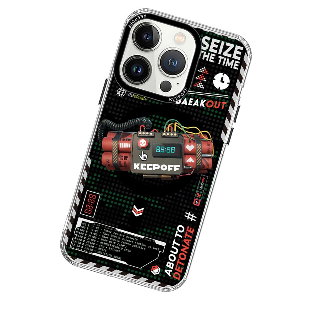 Keep Off iPhone 15 Pro Battlefield Magsafe Kapak - Blasting