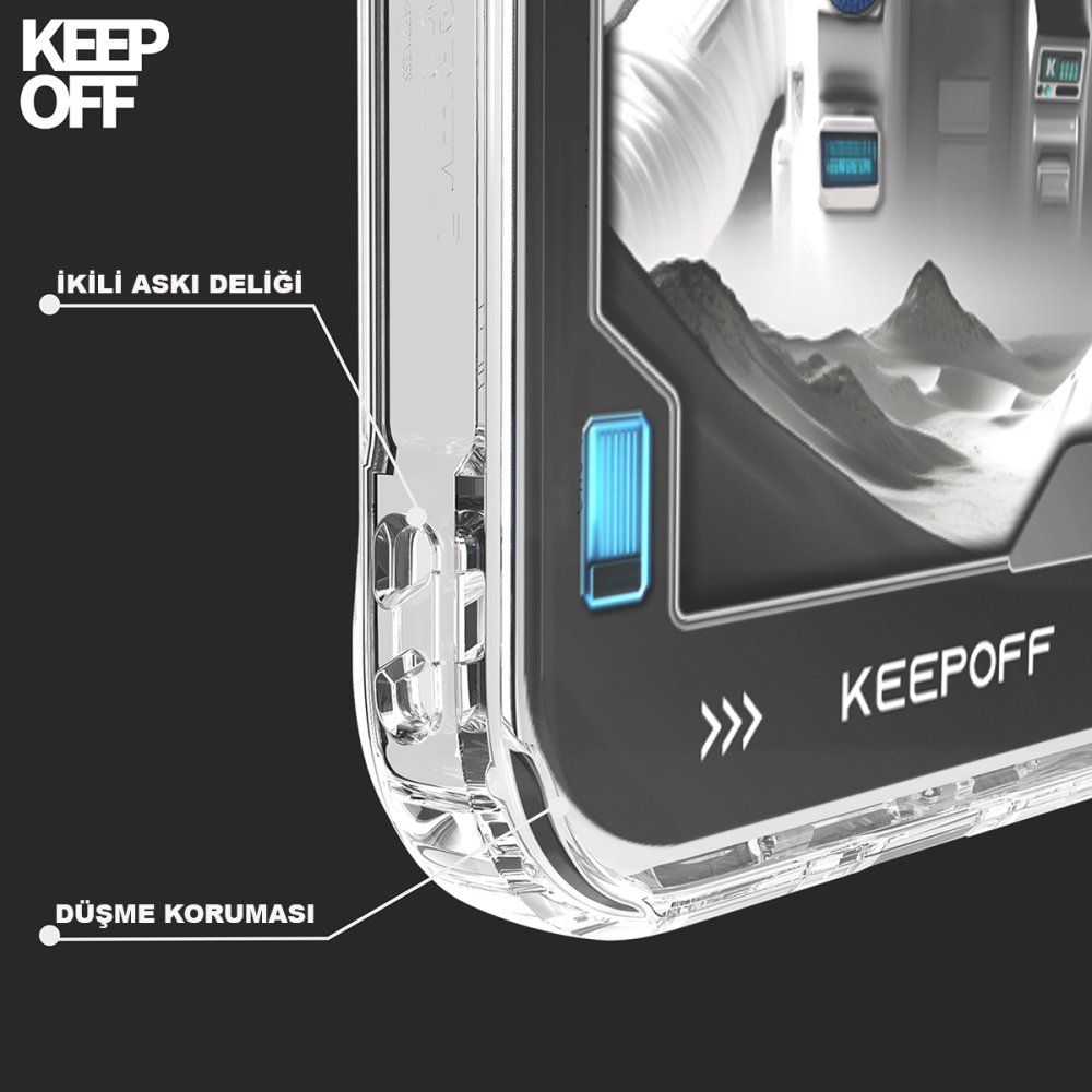 Keep Off iPhone 15 Pro Max Aerospace Magsafe Kapak - Explore