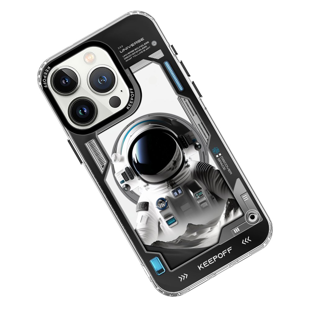 Keep Off iPhone 15 Pro Max Aerospace Magsafe Kapak - Spaceman
