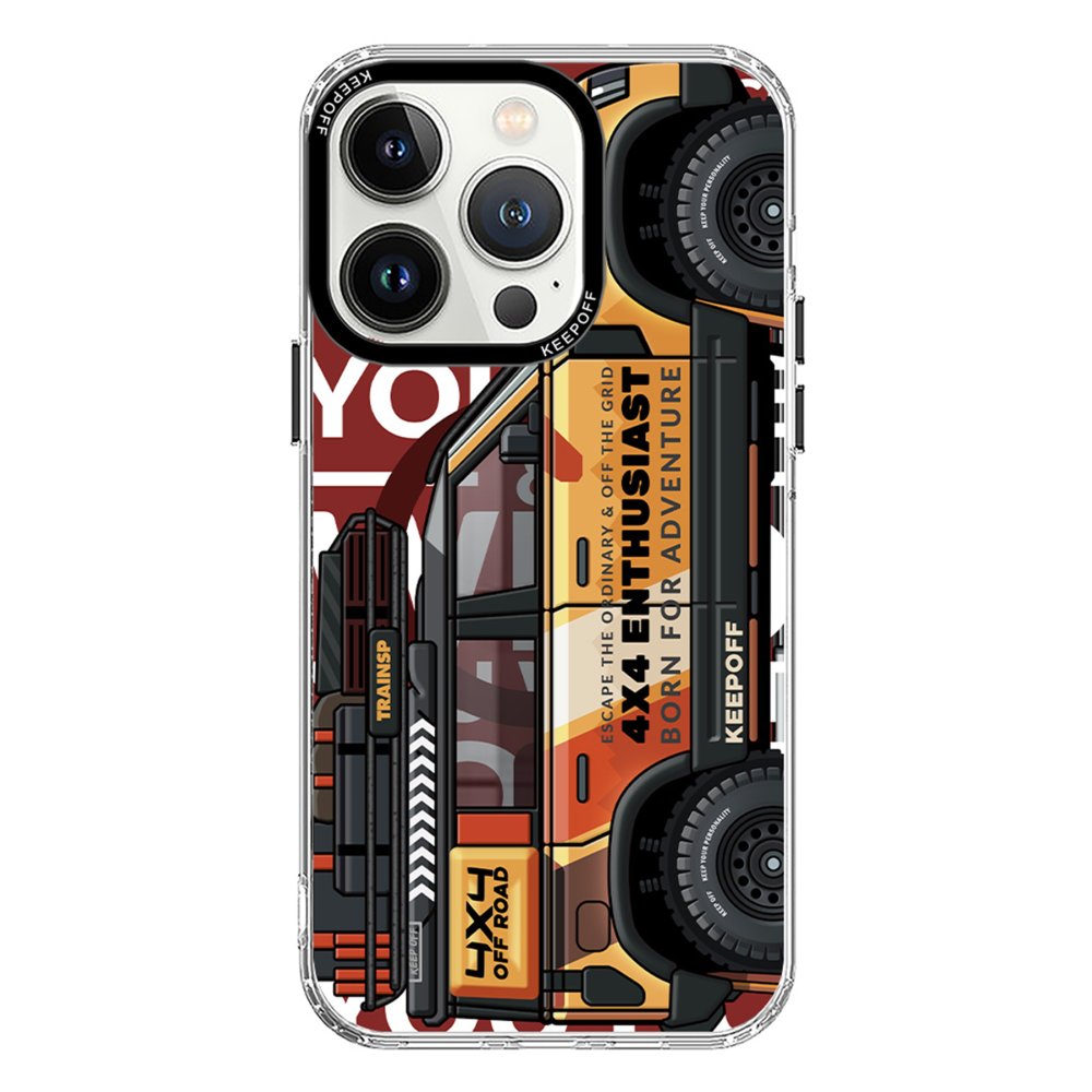 Keep Off iPhone 15 Pro Max Cross Country Travel Magsafe Kapak - Desert