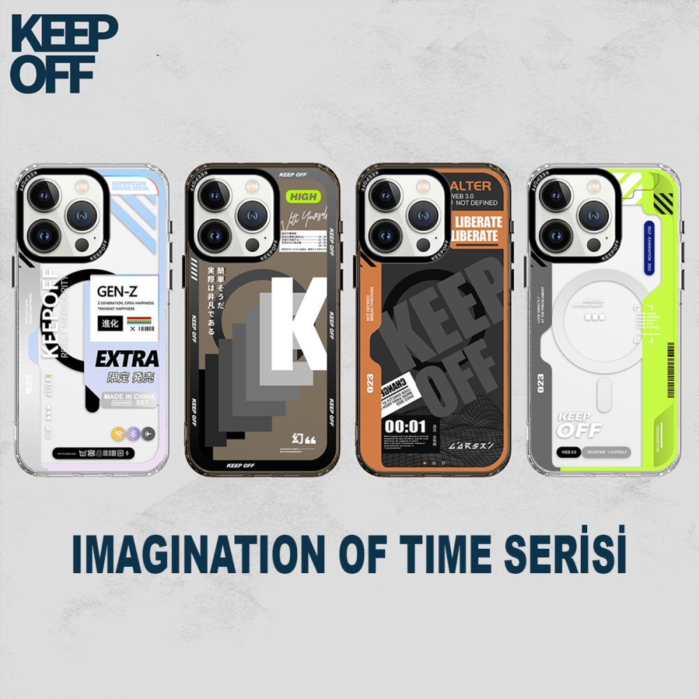 Keep Off iPhone 15 Pro Max Imagination Of Time Magsafe Kapak - Extraordinary