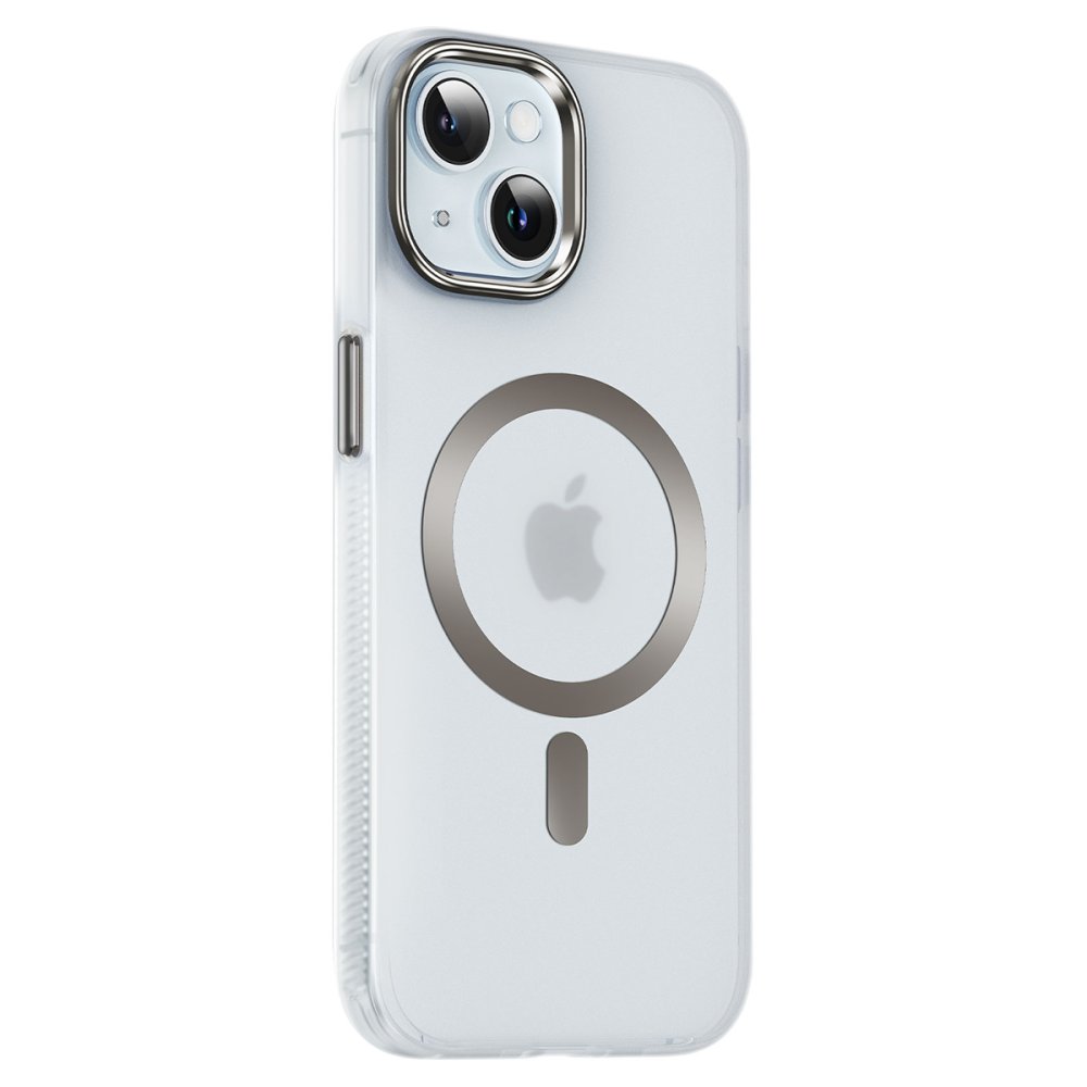 Keephone iPhone 15 Dazzle Pro Matte Magsafe Kılıf - Titan Gold