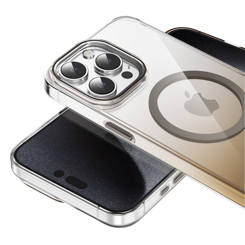 Keephone iPhone 15 Pro Max Aurora Pro Magsafe Kılıf - Titan Gold