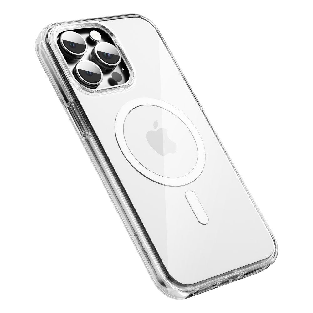 Keephone iPhone 15 Pro Max Non Yellow Şeffaf Magsafe Kılıf - Şeffaf