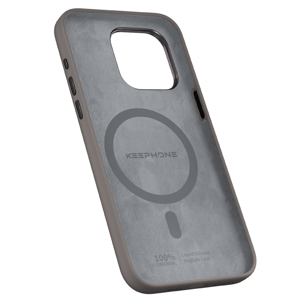 Keephone iPhone 15 Rosana Silikon Kılıf - Mavi