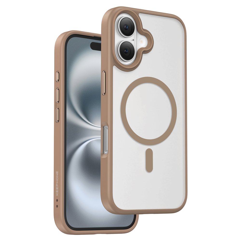 Keephone iPhone 16 Mago Pro Magsafe Kılıf - Çöl Titanyum