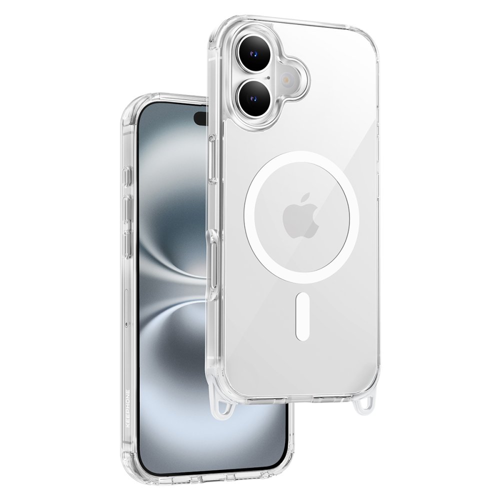 Keephone iPhone 16 Plus MagRock Magsafe Kılıf - Beyaz