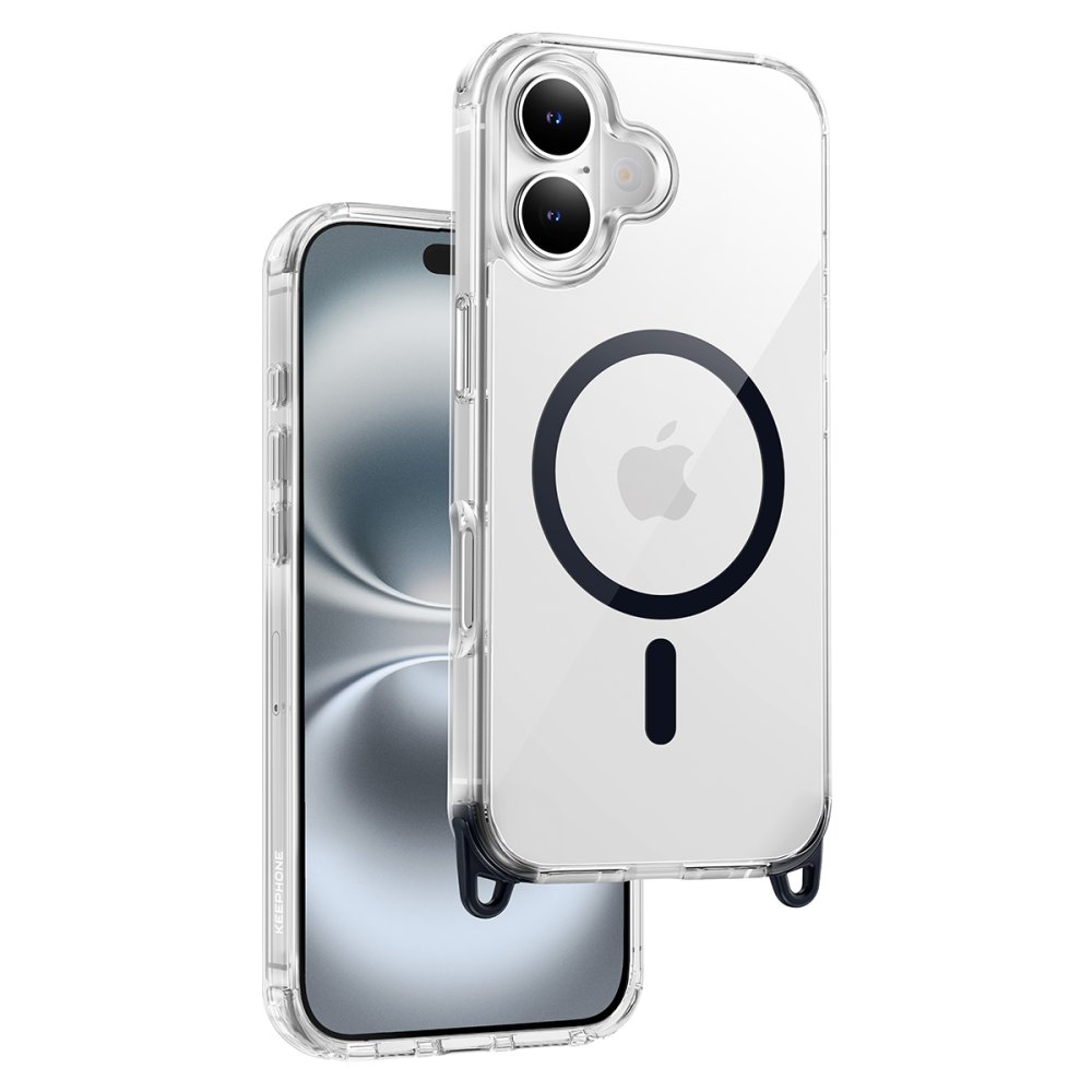 Keephone iPhone 16 Plus MagRock Magsafe Kılıf - Siyah