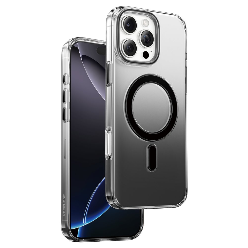 Keephone iPhone 16 Pro Aurora Pro Magsafe Kılıf - Siyah Titanyum