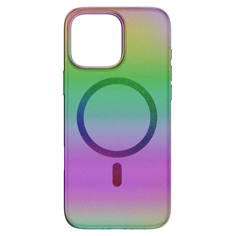Keephone iPhone 16 Pro Fantasia Gökkuşağı Magsafe Kılıf - Siyah
