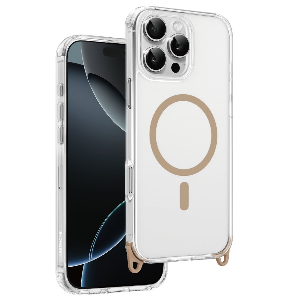 Keephone iPhone 16 Pro MagRock Magsafe Kılıf - Çöl Titanyum