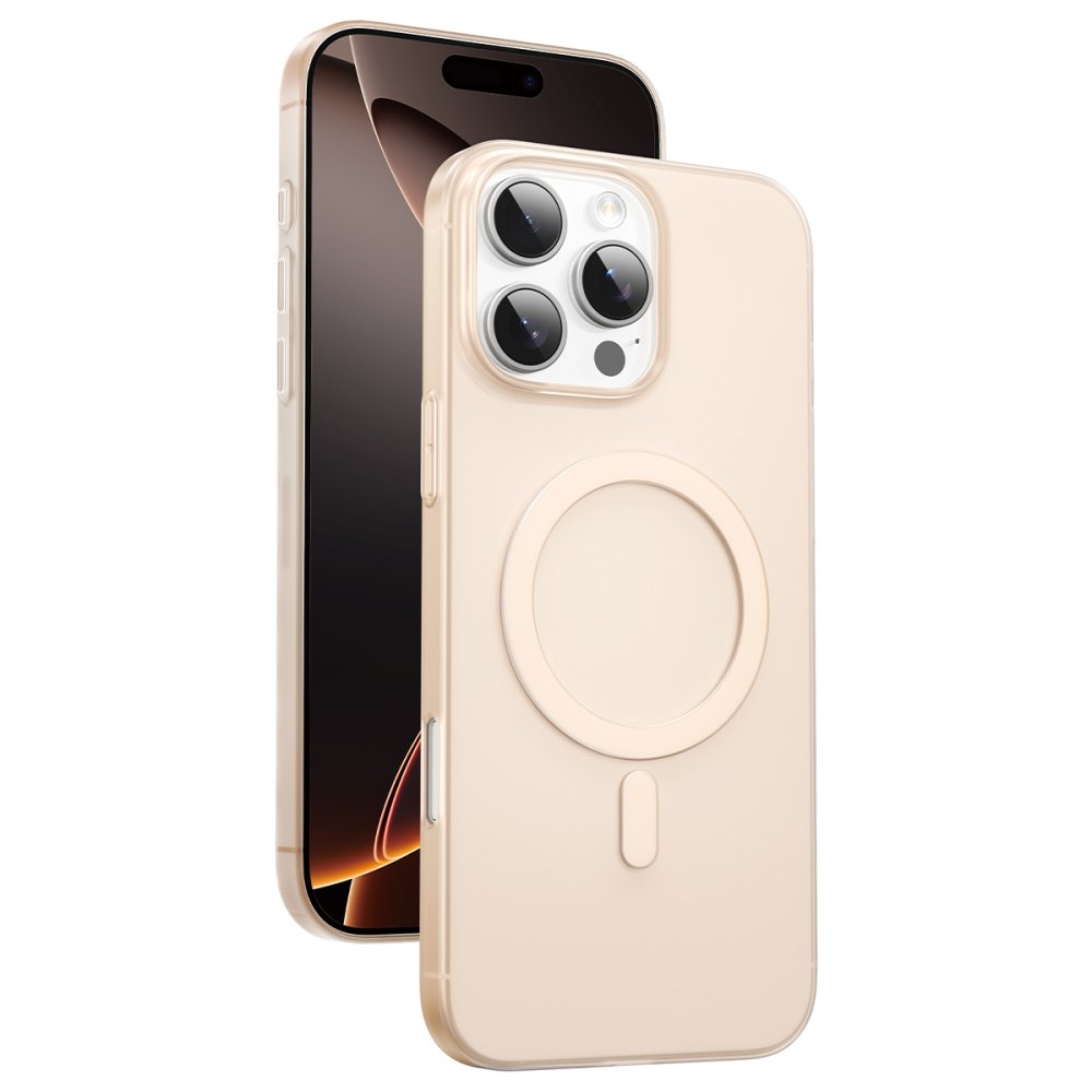Keephone iPhone 16 Pro Max AirSkin Pro Magsafe Kılıf - Çöl Titanyum
