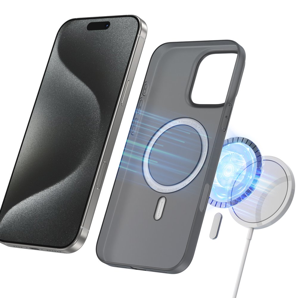 Keephone iPhone 16 Pro Max AirSkin Pro Magsafe Kılıf - Siyah