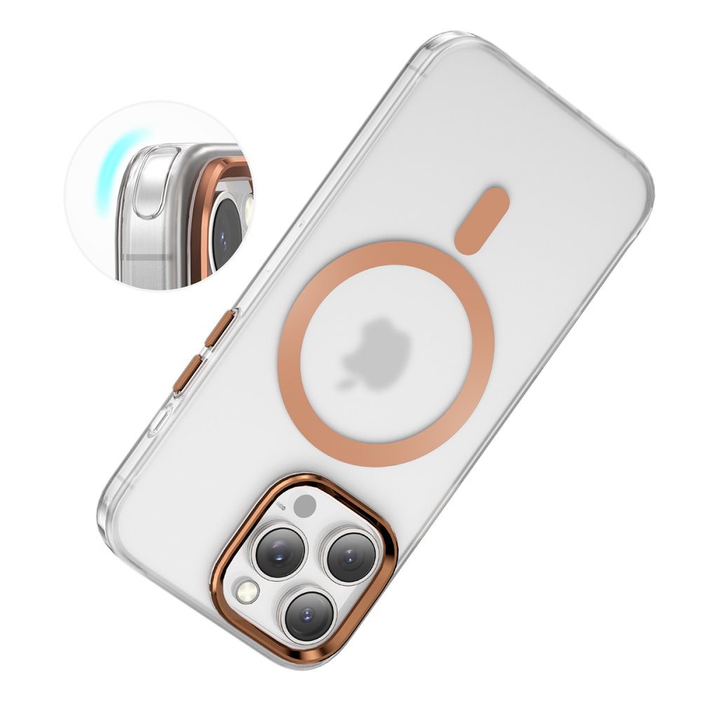 Keephone iPhone 16 Pro Max Dazzle Pro Matte Magsafe Kılıf - Çöl Titanyum