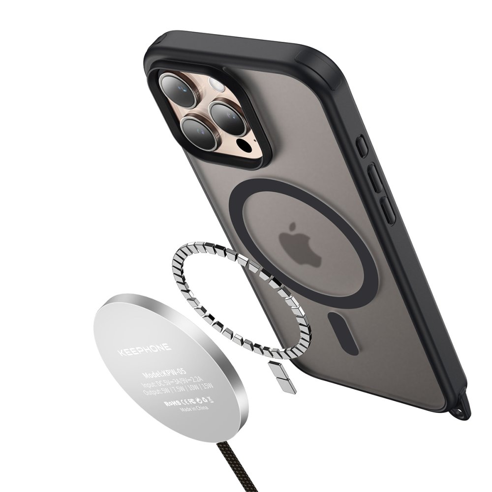 Keephone iPhone 16 Pro Max MagArmor Magsafe Kılıf - Çöl Titanyum