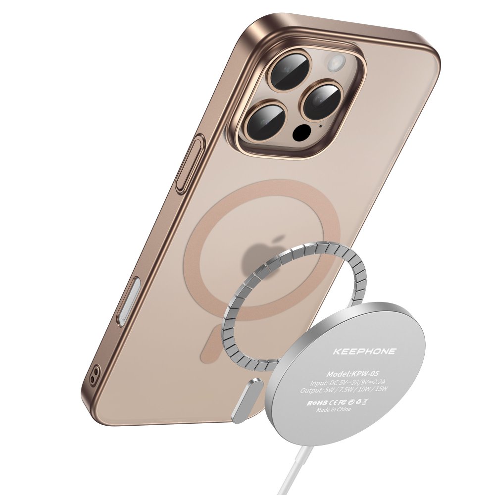 Keephone iPhone 16 Pro Max Skingrip Magsafe Kılıf - Çöl Titanyum