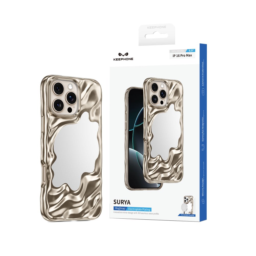 Keephone iPhone 16 Pro Max Surya Magsafe Kılıf - Beyaz