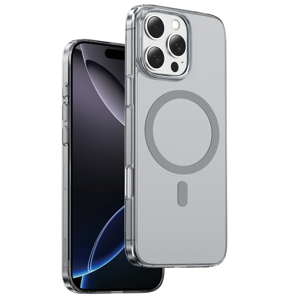 Keephone iPhone 16 Pro Max X-Crystal Slim Magsafe Kılıf - Natural Titanyum