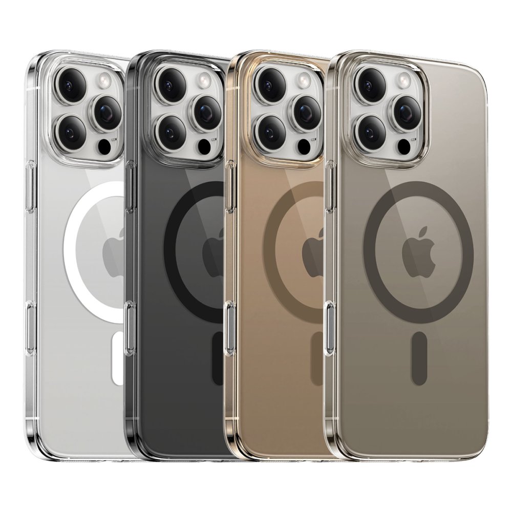 Keephone iPhone 16 Pro Max X-Crystal Slim Magsafe Kılıf - Natural Titanyum