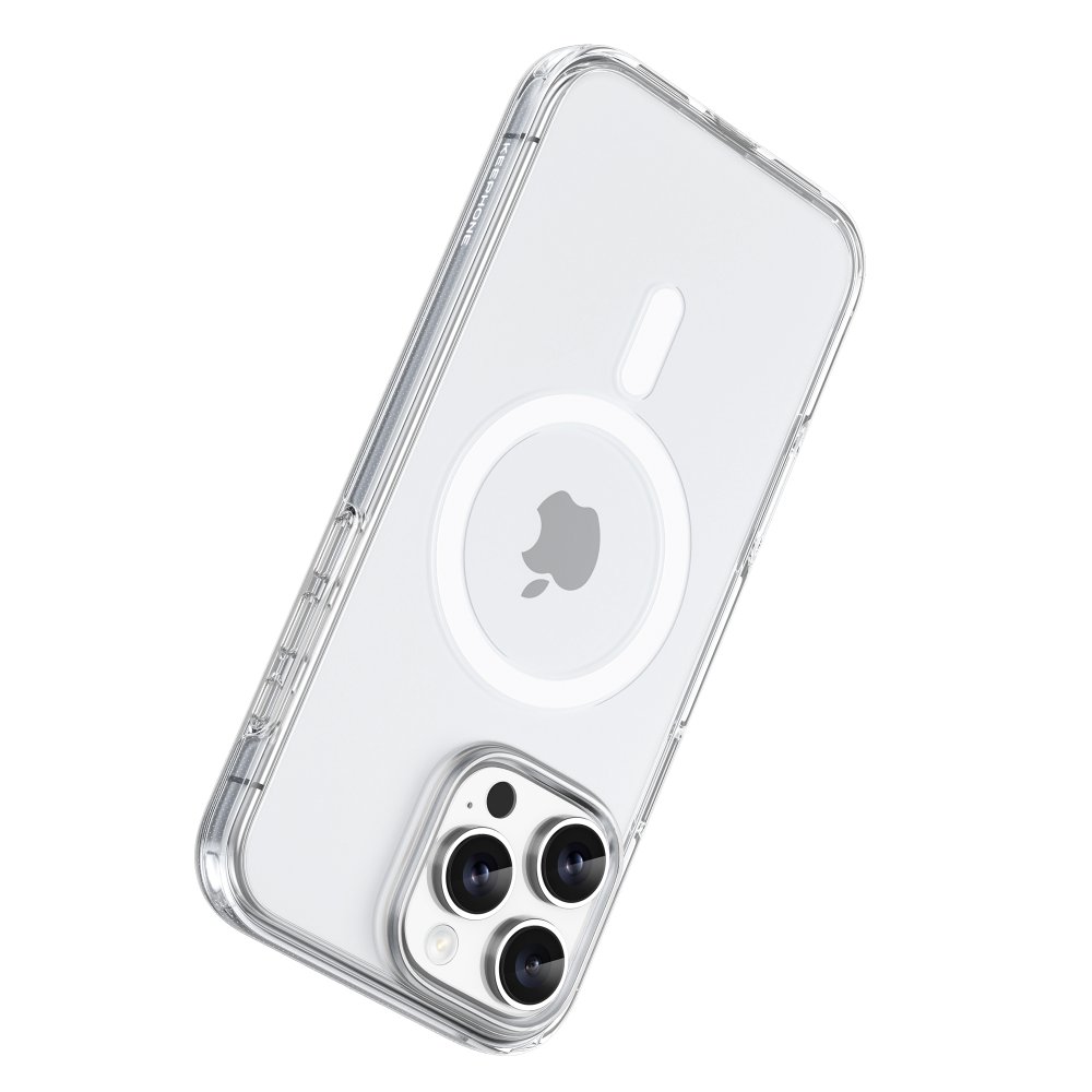 Keephone iPhone 16 Pro Non Yellow Şeffaf Magsafe Kılıf - Şeffaf