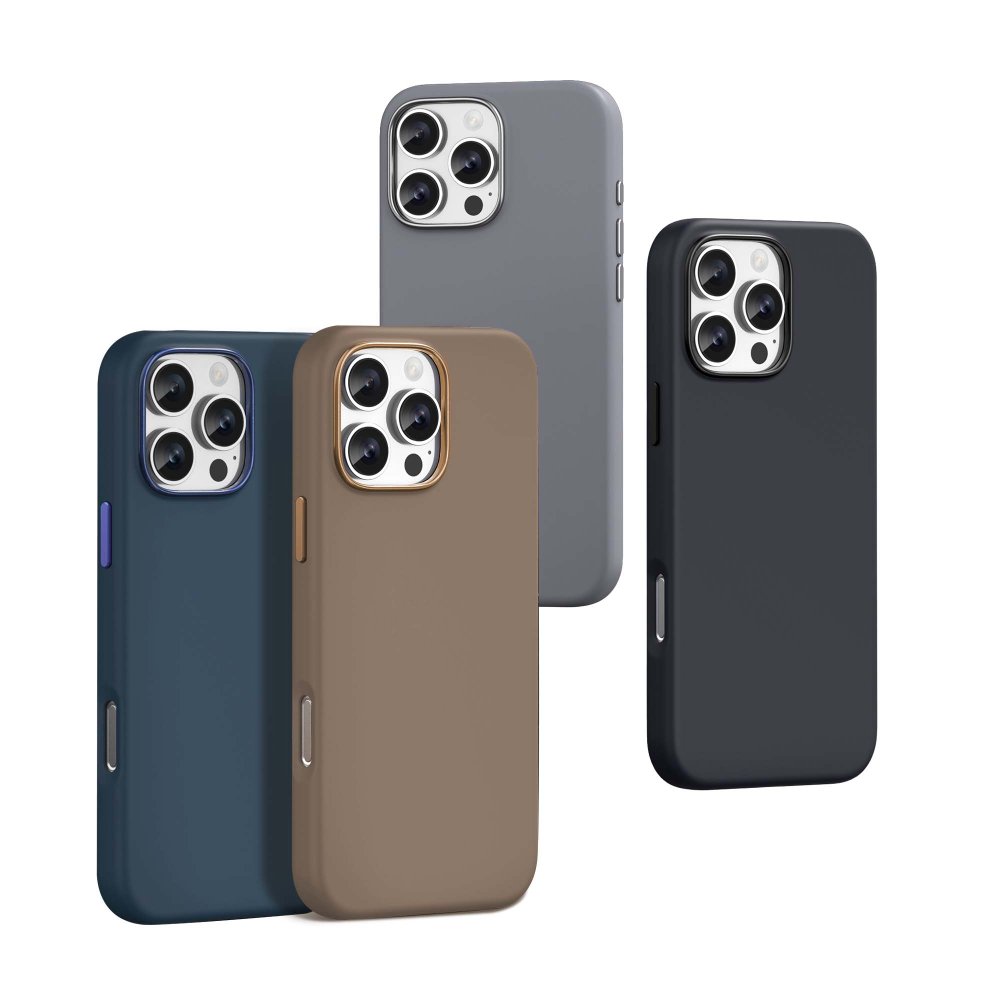 Keephone iPhone 16 Pro Rosana Silikon Kılıf - Mavi