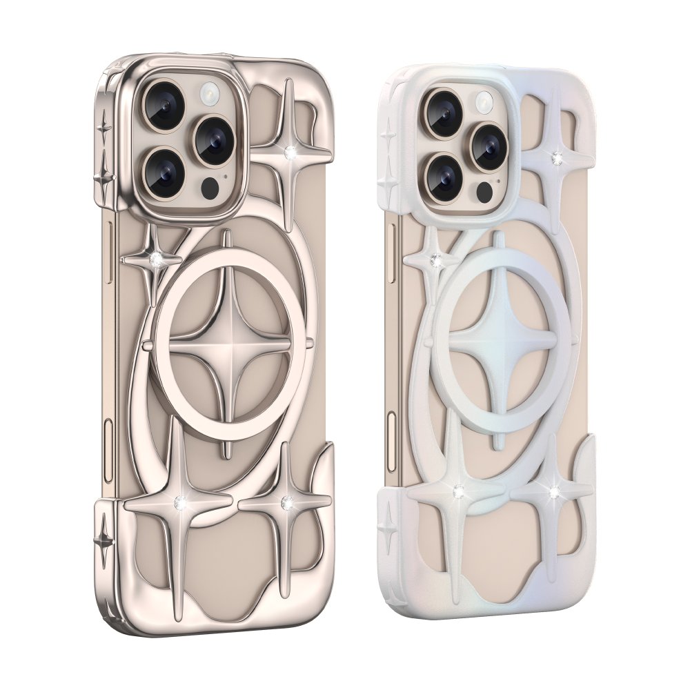 Keephone iPhone 16 Pro Stella Magsafe Kılıf - Gold