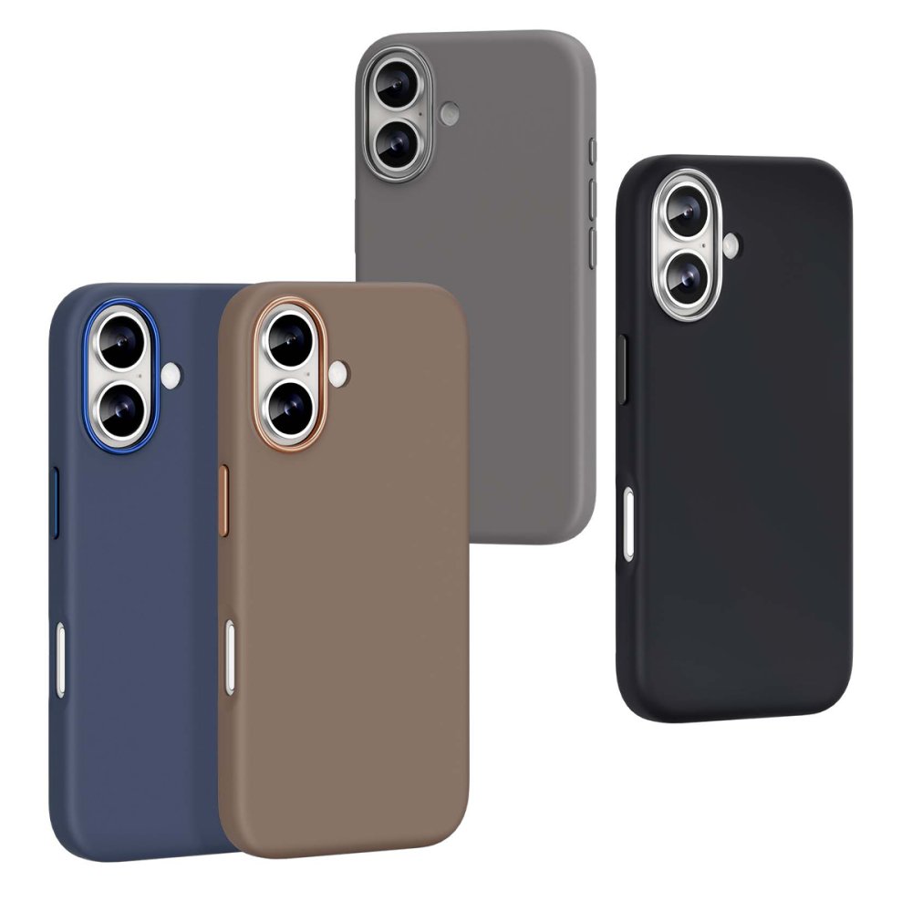 Keephone iPhone 16 Rosana Silikon Kılıf - Mavi