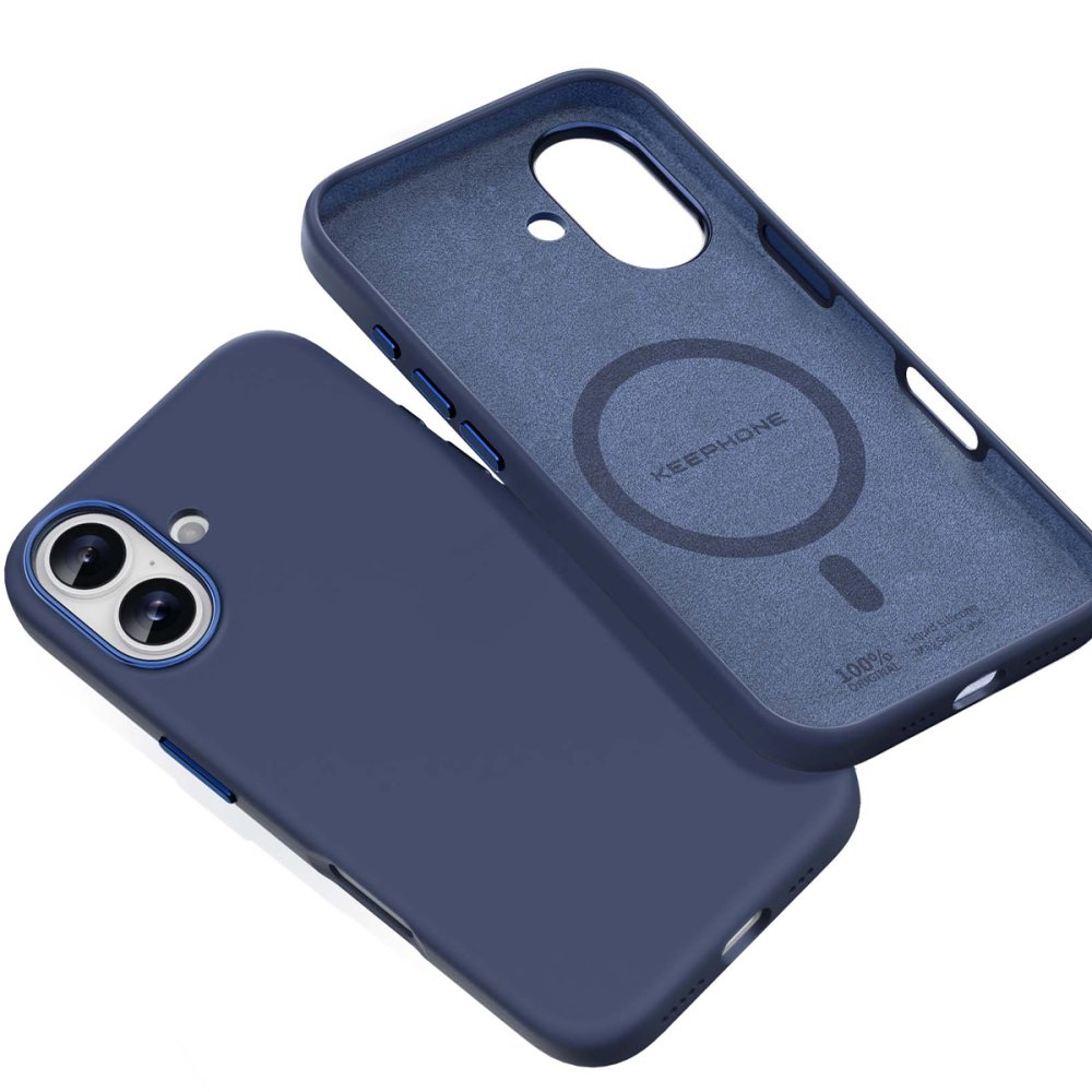 Keephone iPhone 16 Rosana Silikon Kılıf - Siyah