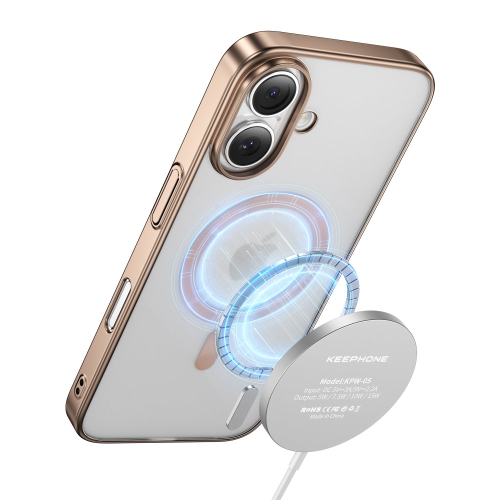 Keephone iPhone 16 Skingrip Magsafe Kılıf - Natural Titanyum