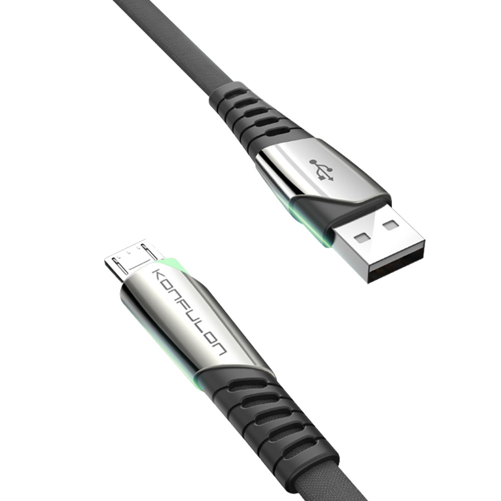 Konfulon DC16 Micro USB Kablo 1M 2.4A - Siyah