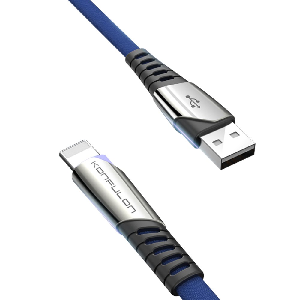 Konfulon DC17 Lightning Kablo iphone Uyumlu 1M 2.4A - Mavi