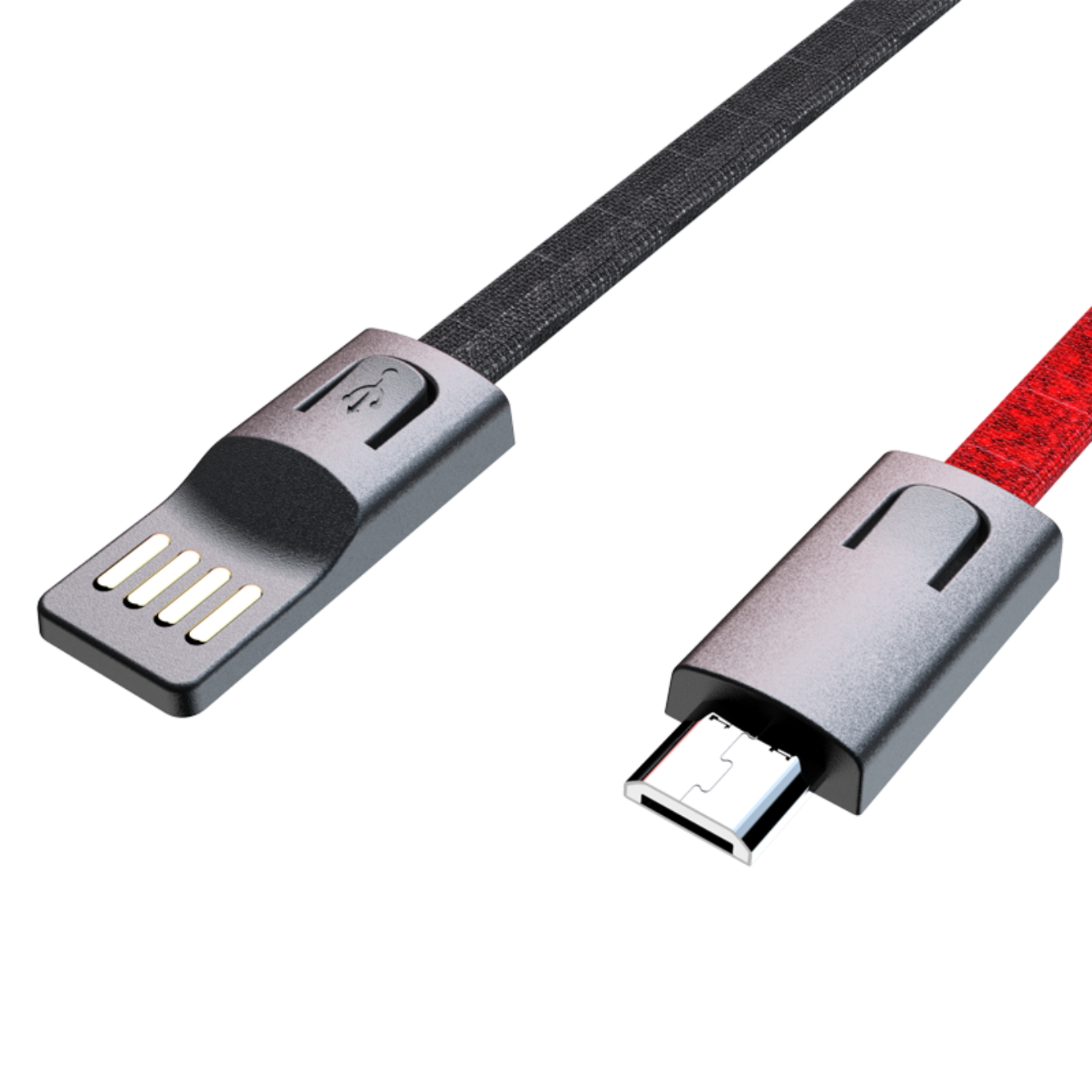Konfulon DC21 Micro USB Kablo 23cm 2.4A - Siyah