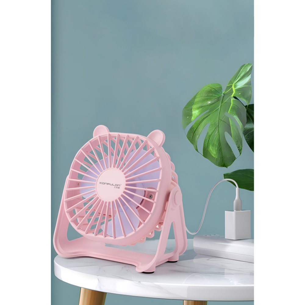 Konfulon FS23 Masaüstü Soğutma Fanı - Mavi