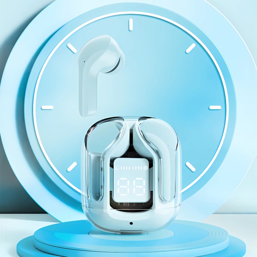 Konfulon GT13 Dijital Şarj Göstergeli Kablosuz Airpods Kulaklık - Beyaz